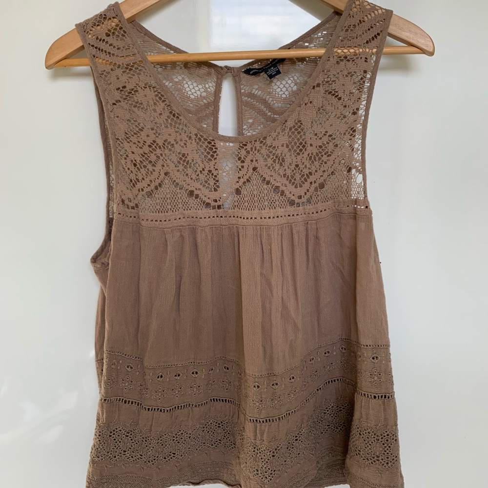 American Eagle Sleeveless Summer Blouse Tank Top